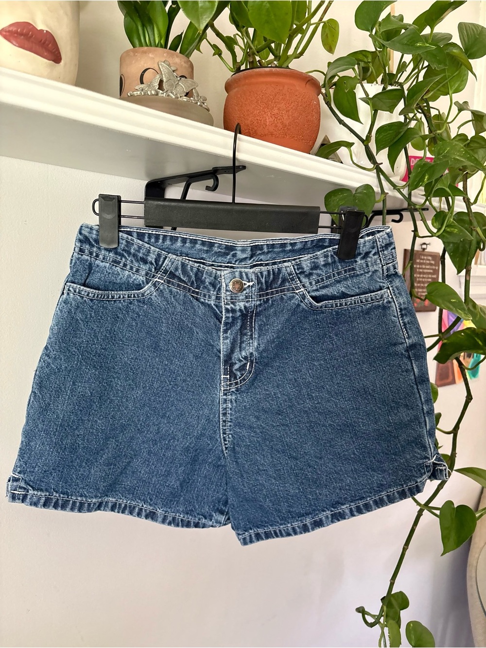 Classic Blue Denim Women’s Shorts